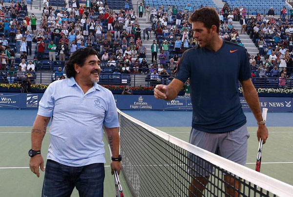 With Juan Martin Del Potro