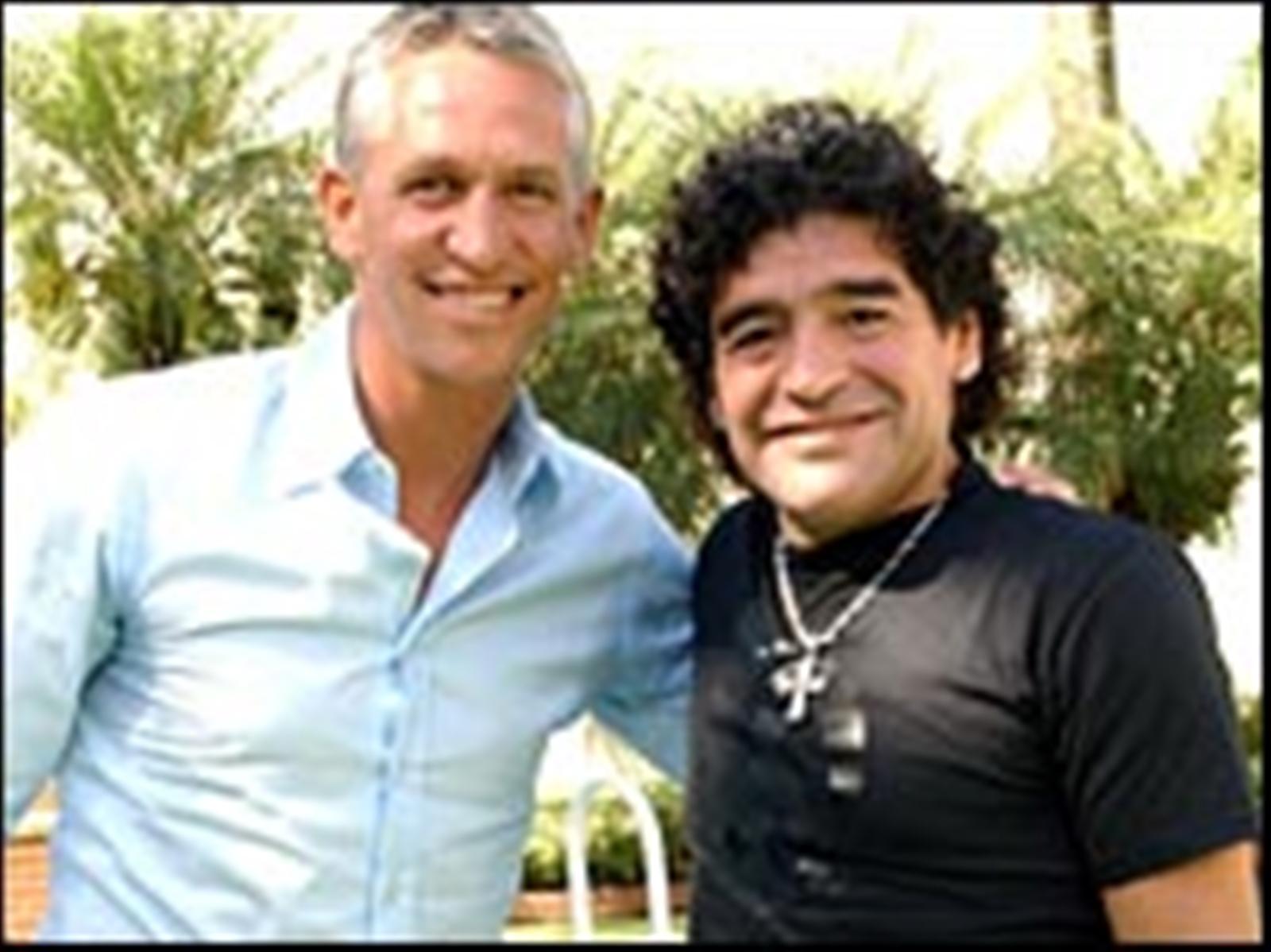 With Gary Lineker