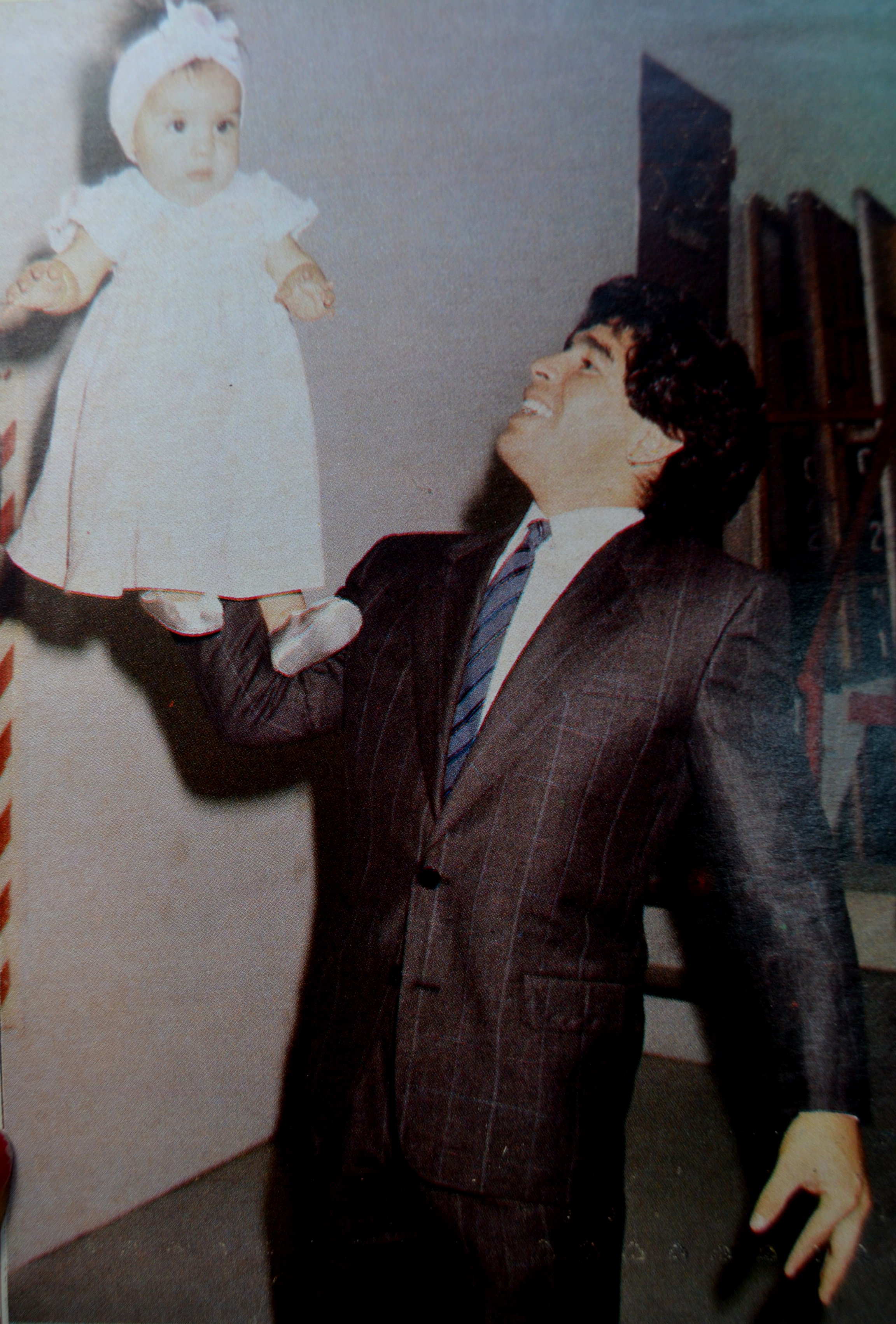 With his eldest daughter, Dalma Nerea